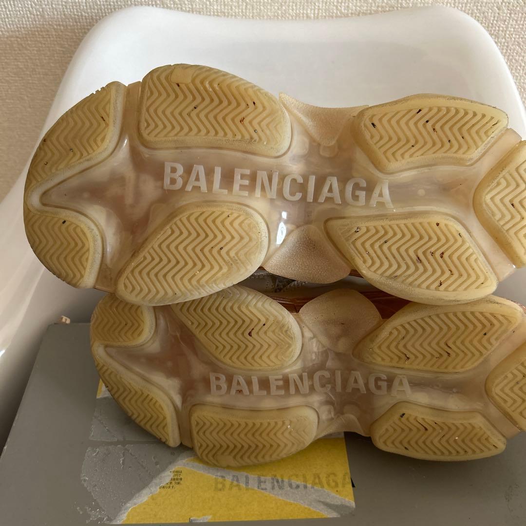 BALENCIAGA Triple S スニーカー 37 ベージュ 替え紐付き