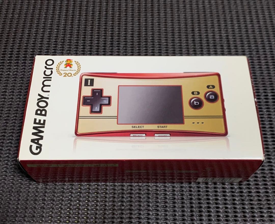 【箱のみ】ゲームボーイミクロ(20周年限定ファミコンバージョン) 良好