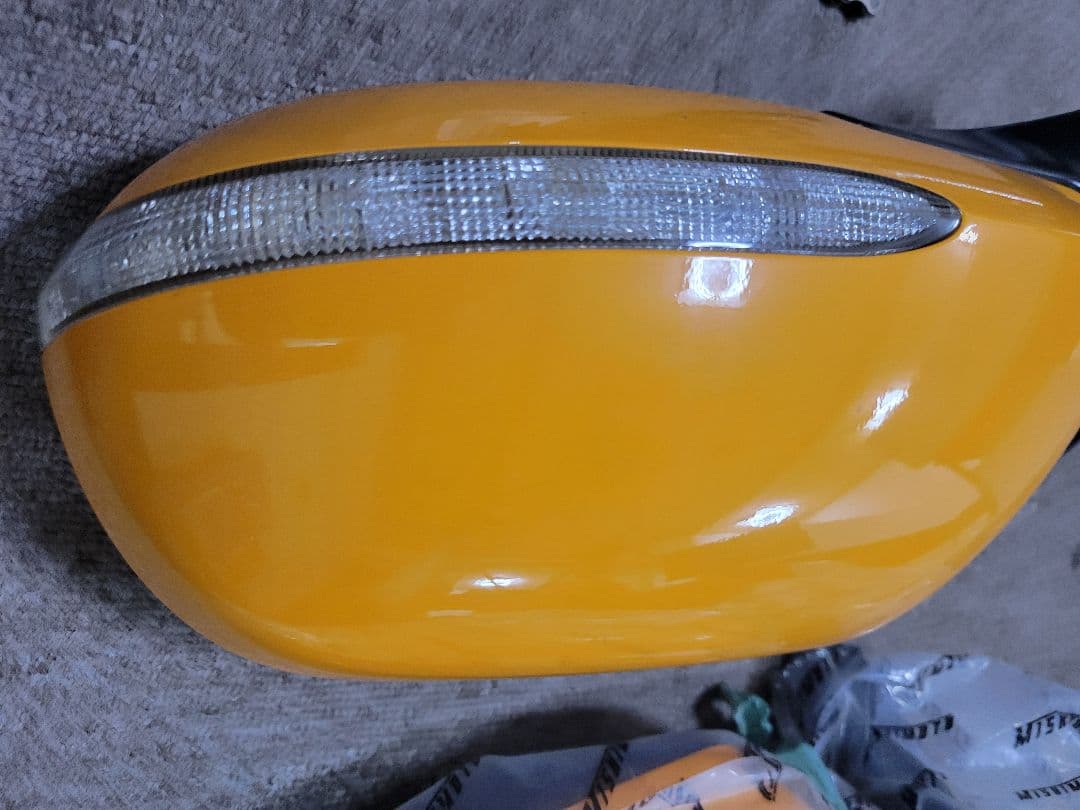 CIBIEフォグライトと黄色サイドミラー新品、ダウンサス中古　人感センサーライト