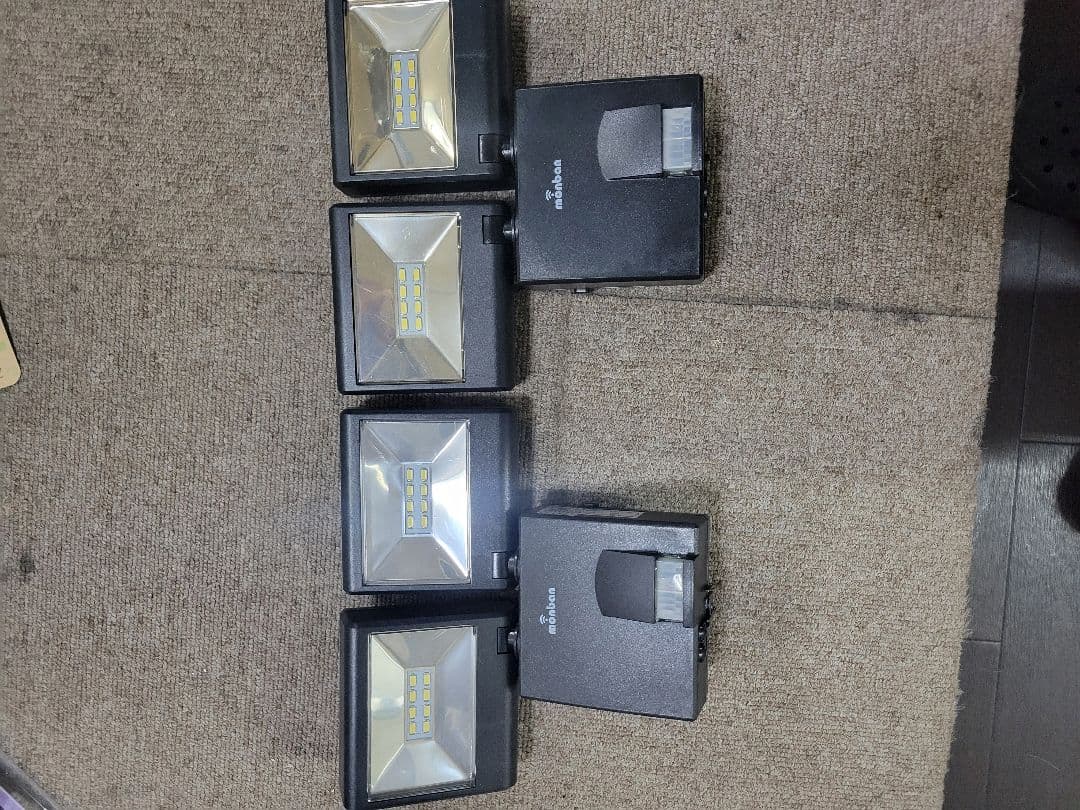 CIBIEフォグライトと黄色サイドミラー新品、ダウンサス中古　人感センサーライト