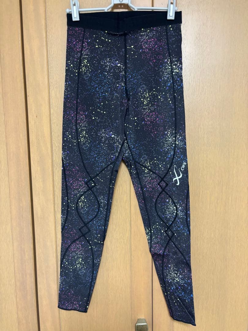 CW-X カラフルスプラッター スポーツタイツ