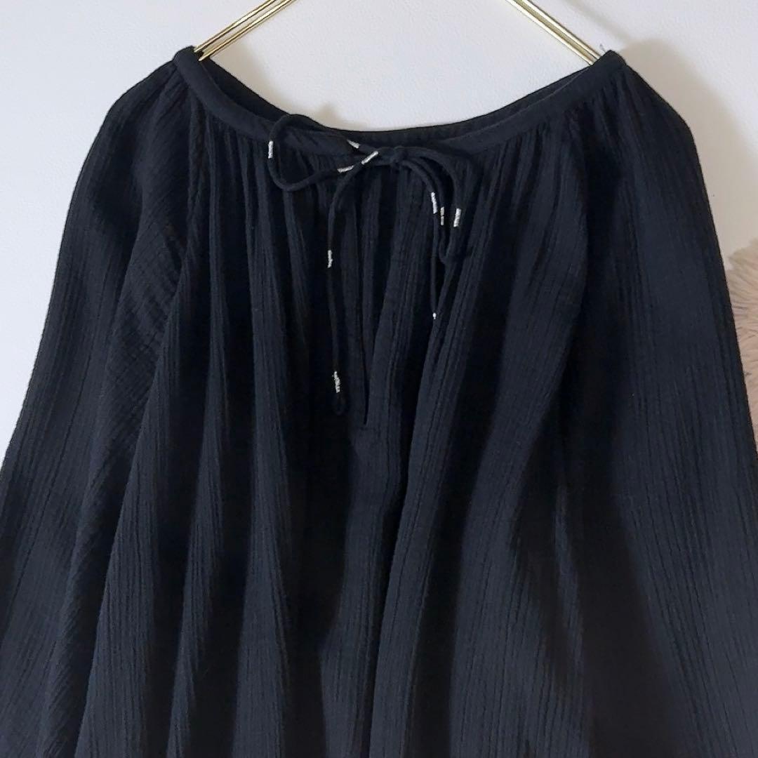 極美品ꕥサラマリカ 2025 2way 前後着 コットンガーゼ ロングドレス M