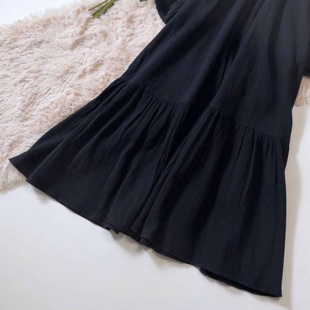 極美品ꕥサラマリカ 2025 2way 前後着 コットンガーゼ ロングドレス M