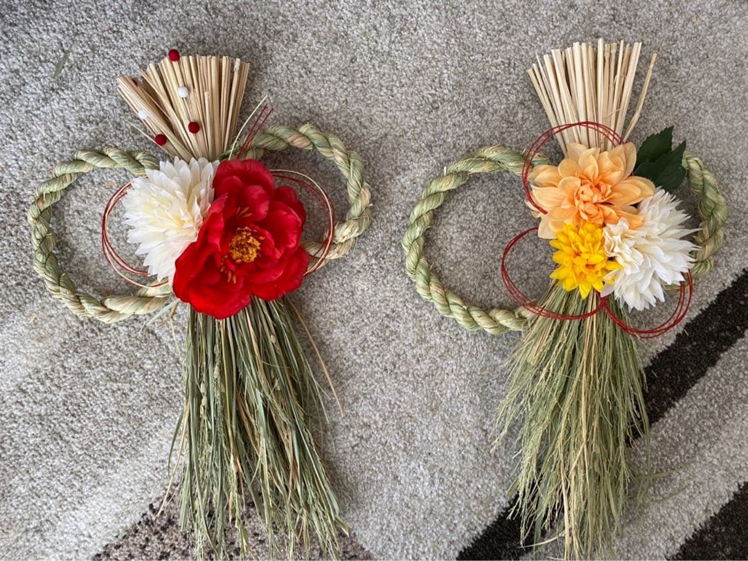 kiki♡　しめ縄　リース　土台　三綯い　30個