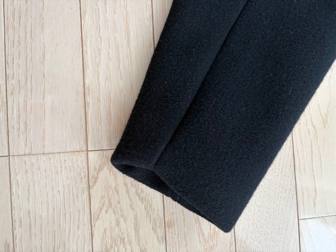 HYKE faux shearling coat black ハイクSIZE2