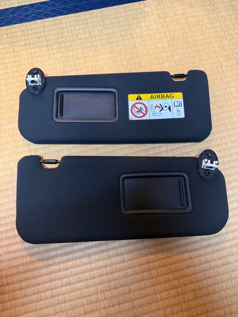 アルファード30 ヴェルファイア30 サンバイザー　左右セット　ブラック