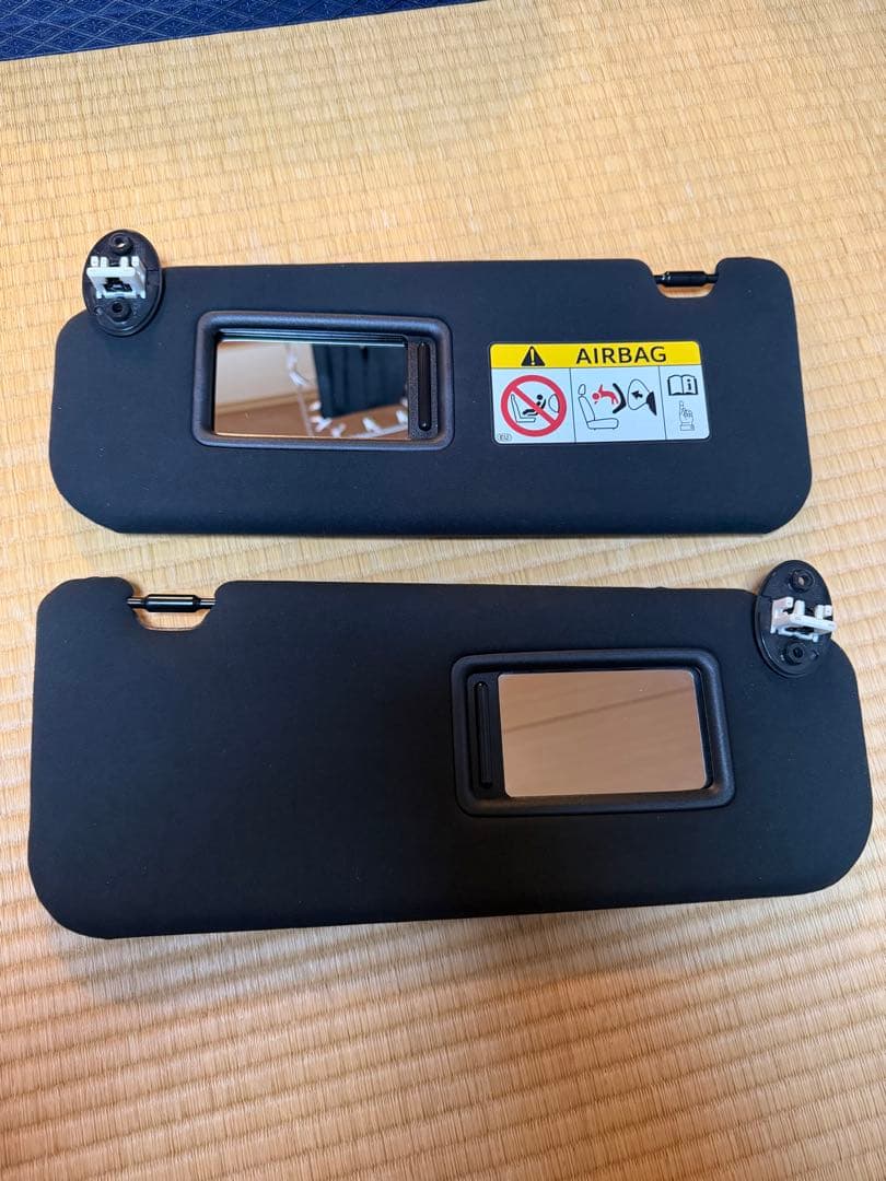 アルファード30 ヴェルファイア30 サンバイザー　左右セット　ブラック