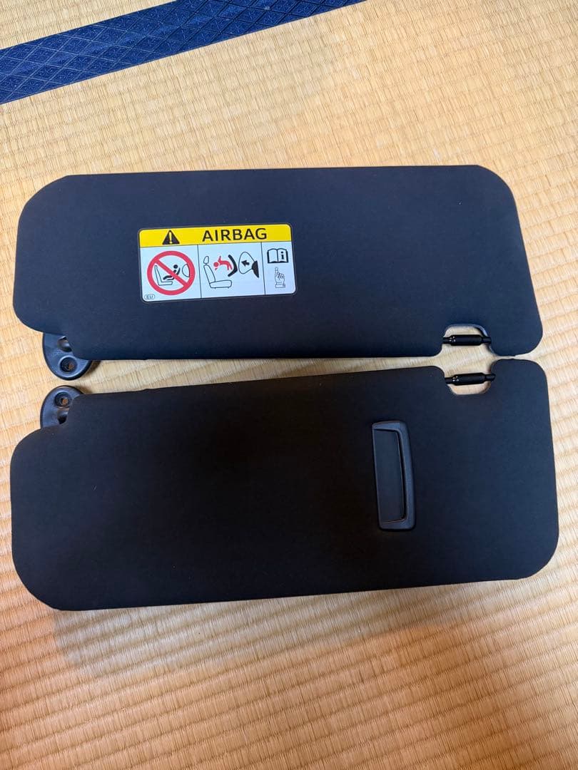 アルファード30 ヴェルファイア30 サンバイザー　左右セット　ブラック