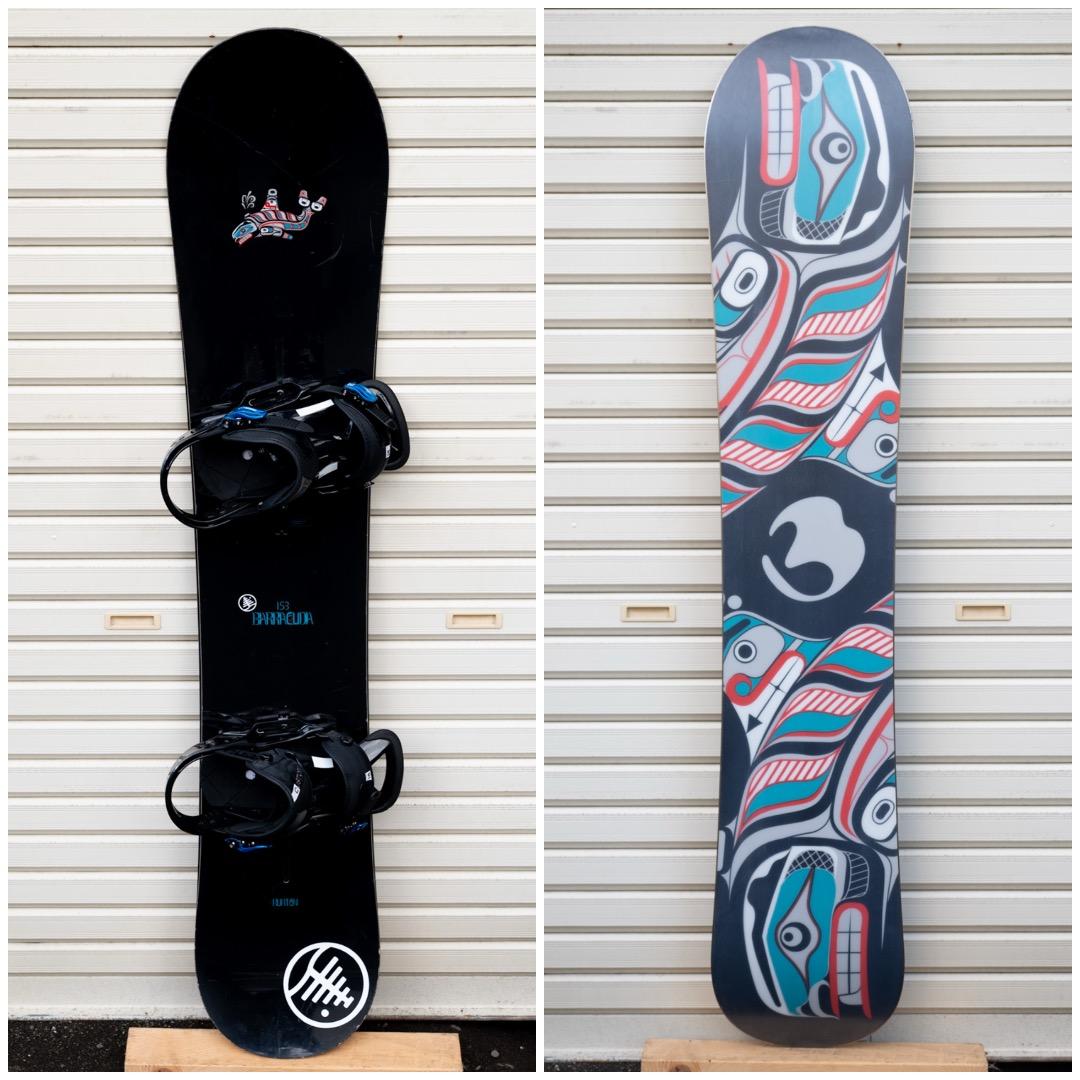 バートン Barracuda スノーボード 153 CUSTOM EST M付