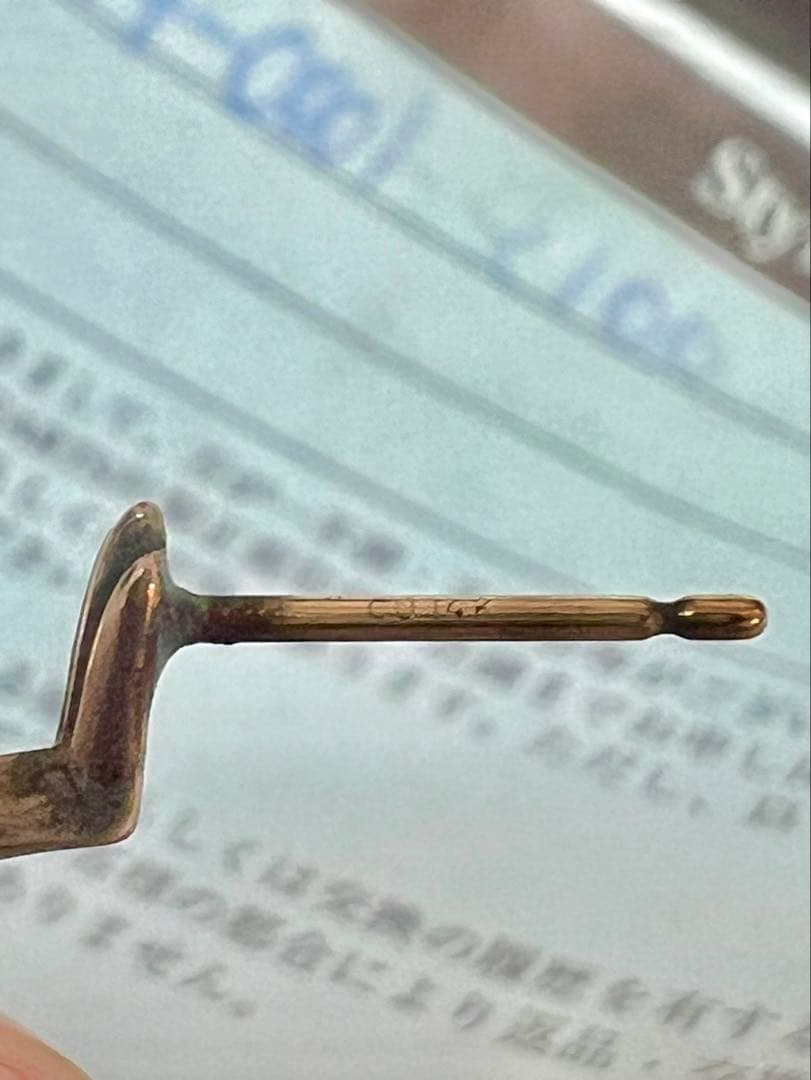 インボイス原本、付属セット付き/クロムハーツ/ダガーフープイヤリング/ピアス