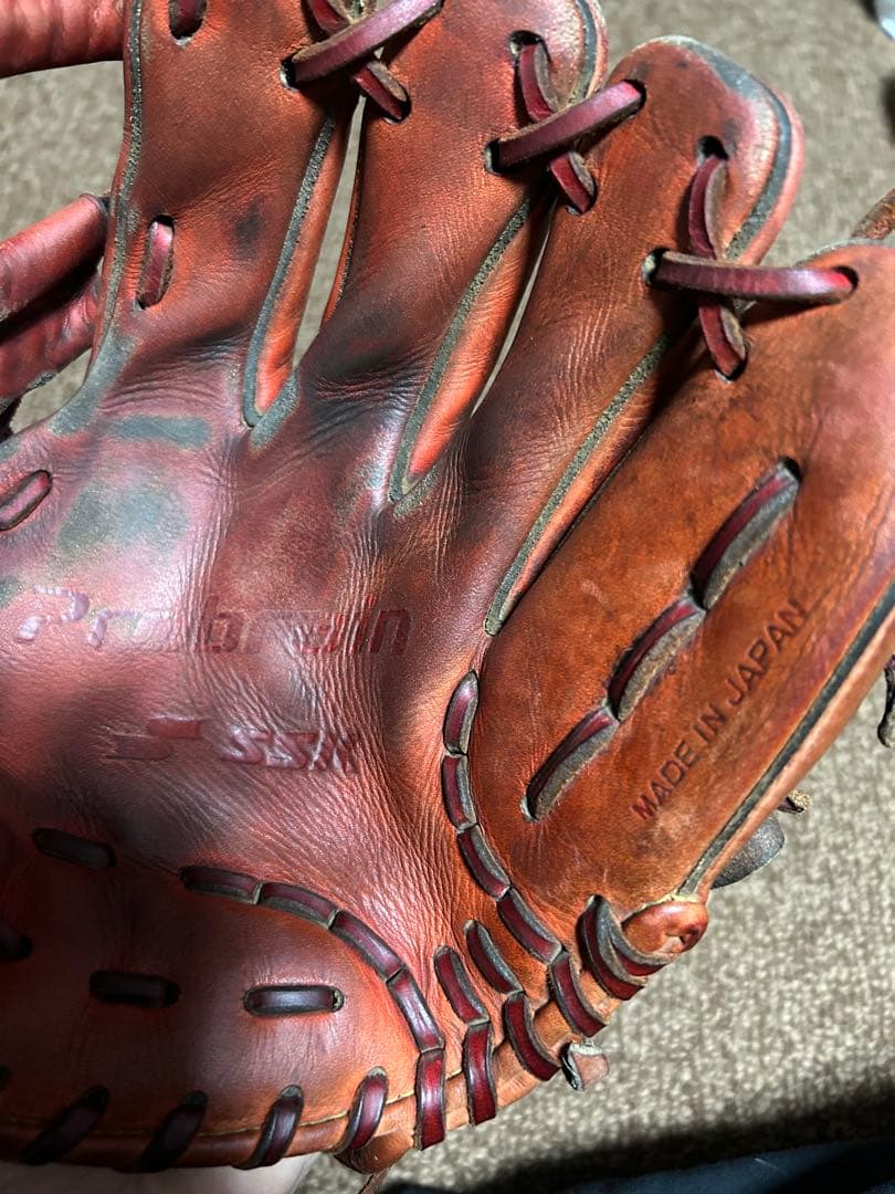 SSK Probrain 硬式用グローブ レッド　赤　エスエスケイ　プロブレイン