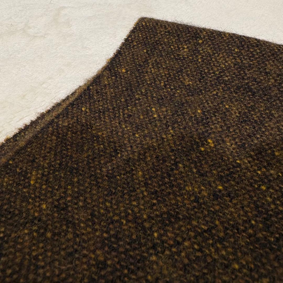 Ermenegildo Zegna ネップ ツイード カシミヤ100%マフラー