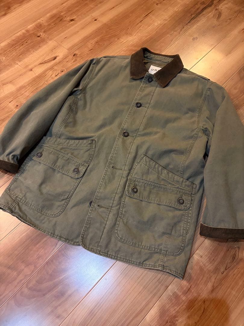 ORVIS ミリタリージャケット コーデュロイ襟 90年代
