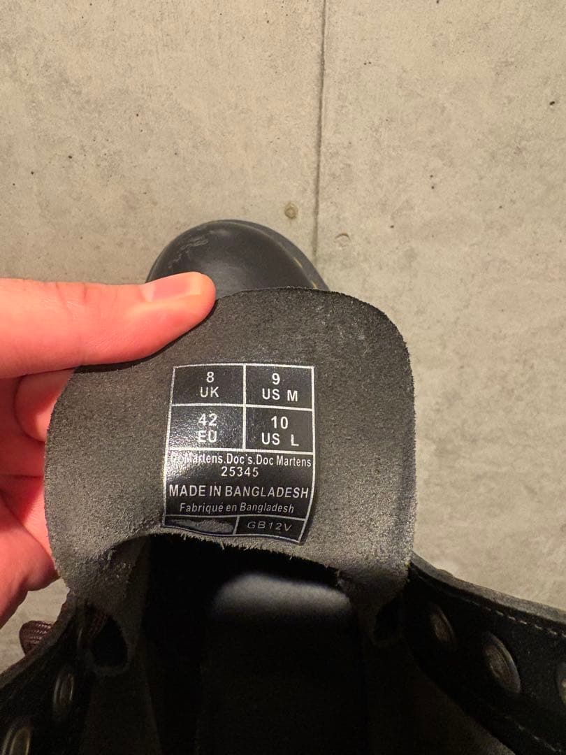 S*m様 Dr.Martens 1460 8ホール ベックス BEX ヒール3c
