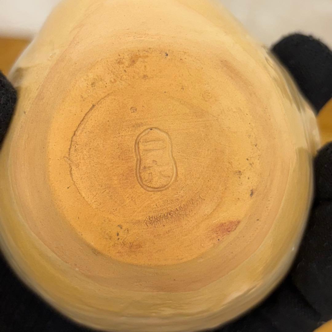 二六焼 茶器三ツ揃 佐々木二六 蟹彫刻 茶道具