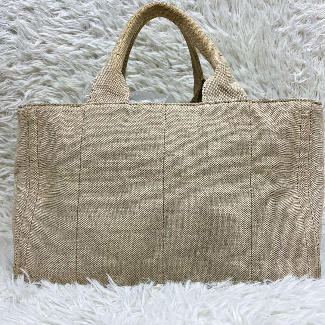 希少 プラダ カナパ フラワーデザイン トートバッグ キャンバス 大容量 A4可