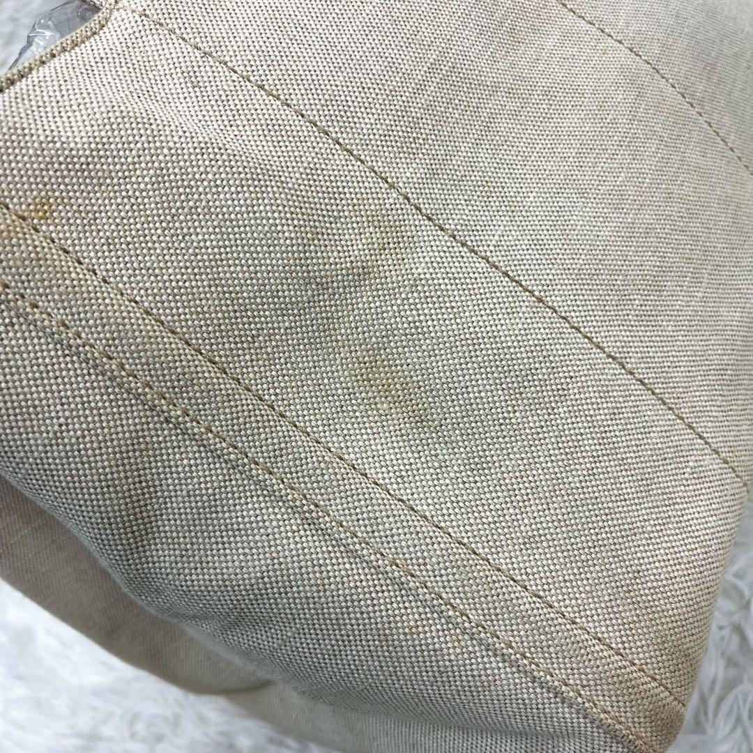 希少 プラダ カナパ フラワーデザイン トートバッグ キャンバス 大容量 A4可