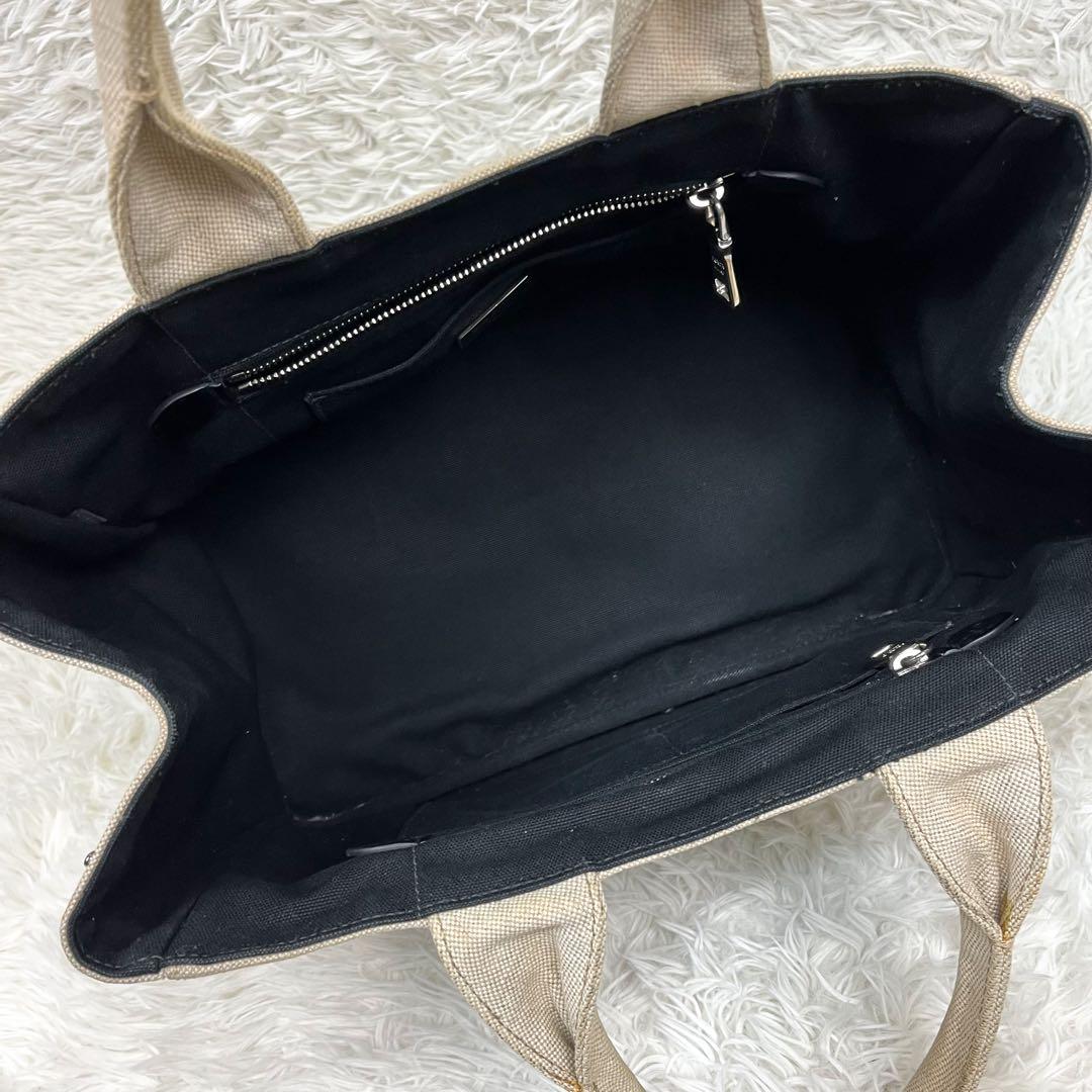 希少 プラダ カナパ フラワーデザイン トートバッグ キャンバス 大容量 A4可