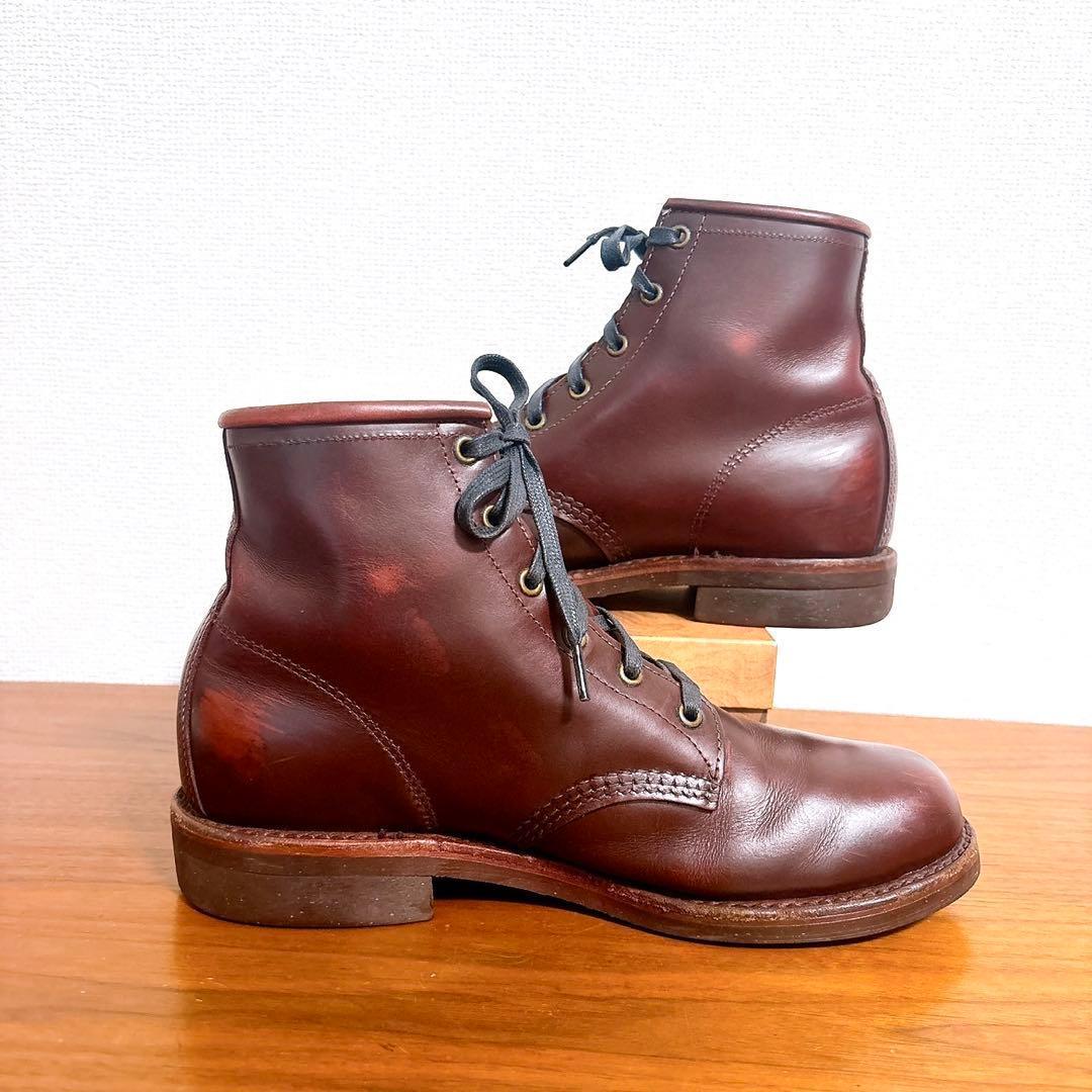 美品 CHIPPEWA ワークブーツ Vibramソール ブラウン 26.5cm