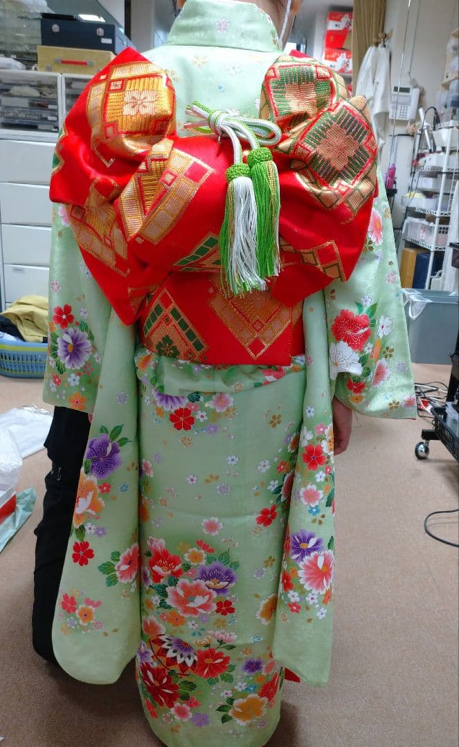 七五三　着物　七歳　正絹