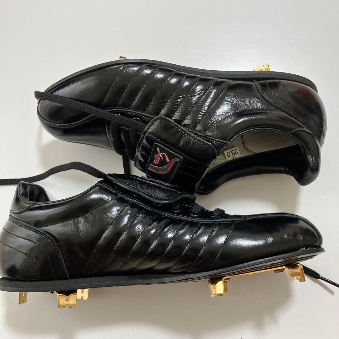 久保田スラッガー 野球スパイク 天然皮革 ベースボールシューズ 28.0cm