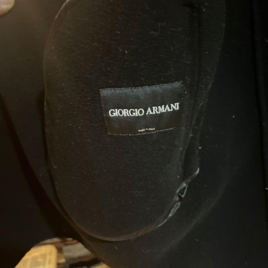 Giorgio Armani 黒 チェスターコート