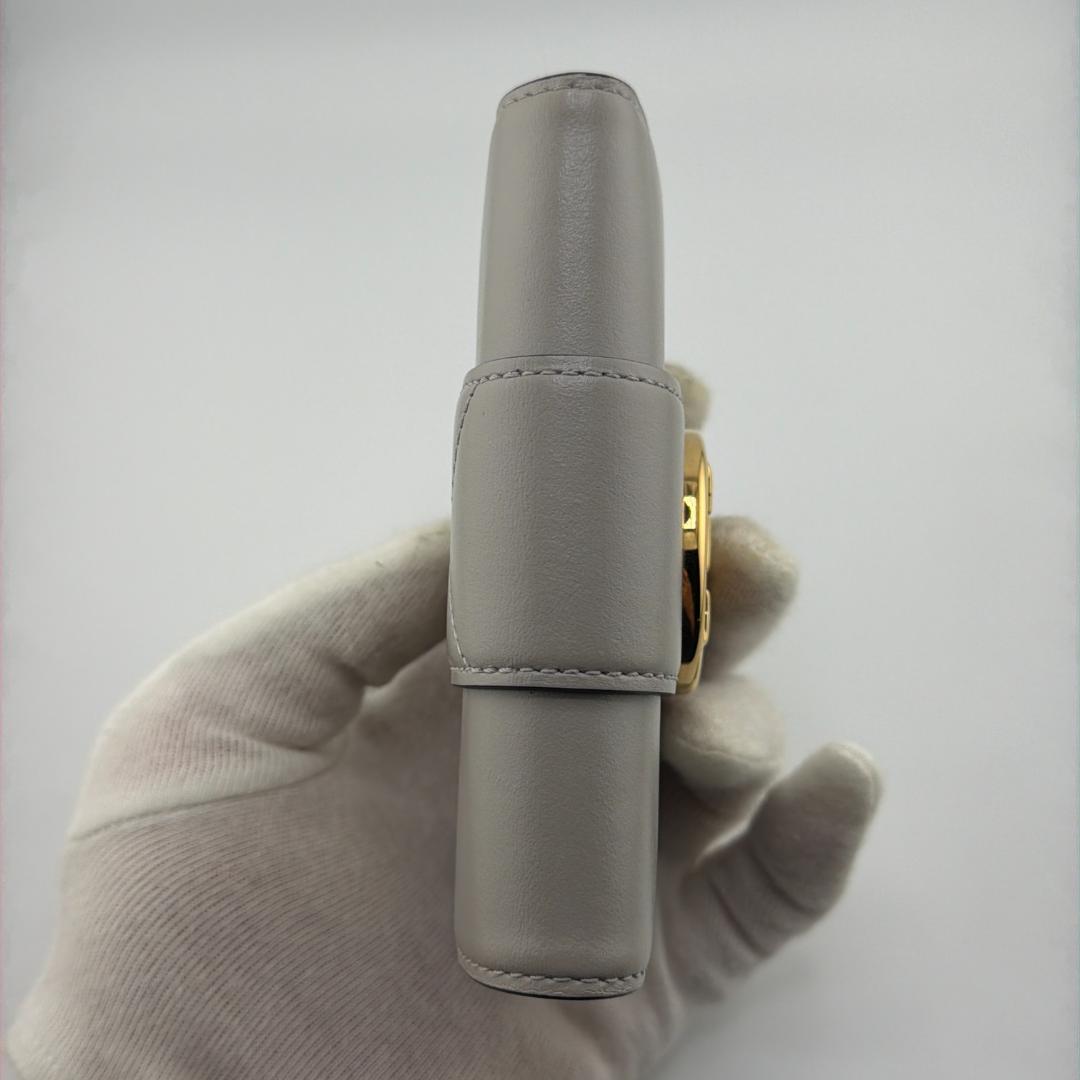 【並品】ルイヴィトン ポルトフォイユ LVポンヌフコンパクト グレー