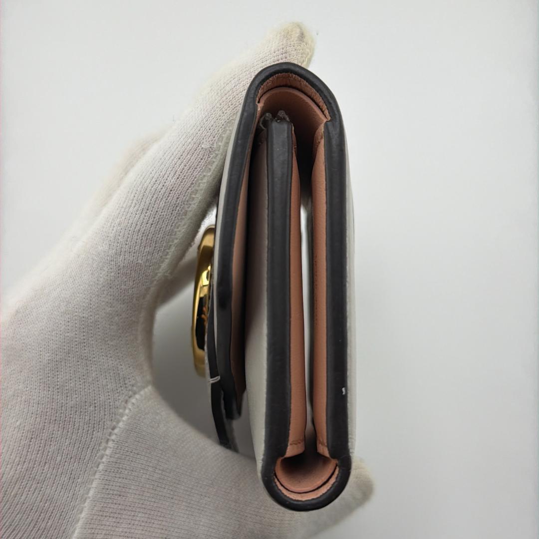 【並品】ルイヴィトン ポルトフォイユ LVポンヌフコンパクト グレー