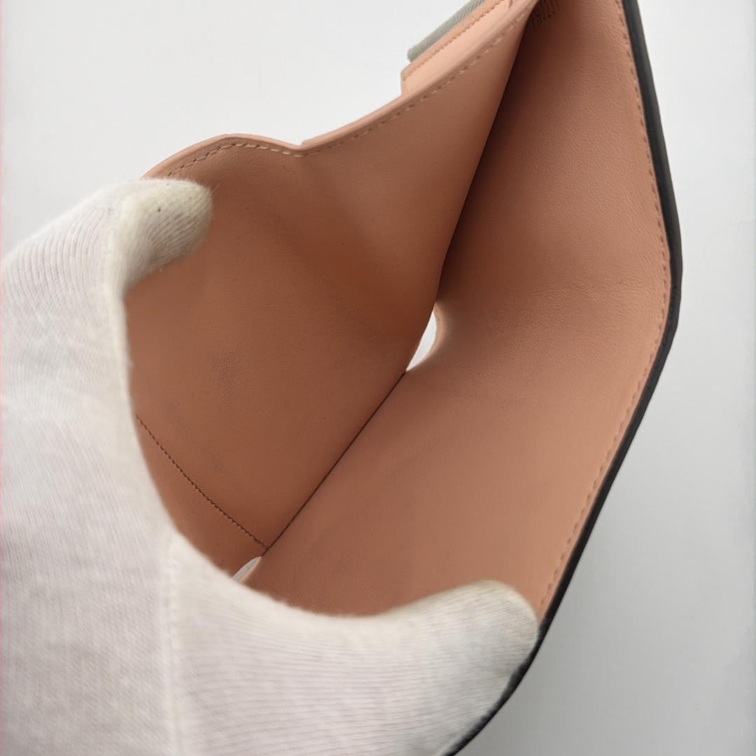 【並品】ルイヴィトン ポルトフォイユ LVポンヌフコンパクト グレー