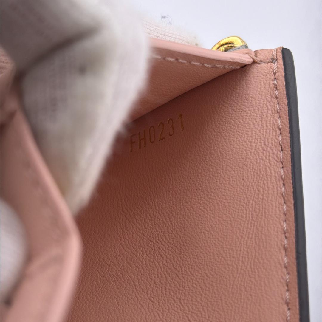 【並品】ルイヴィトン ポルトフォイユ LVポンヌフコンパクト グレー