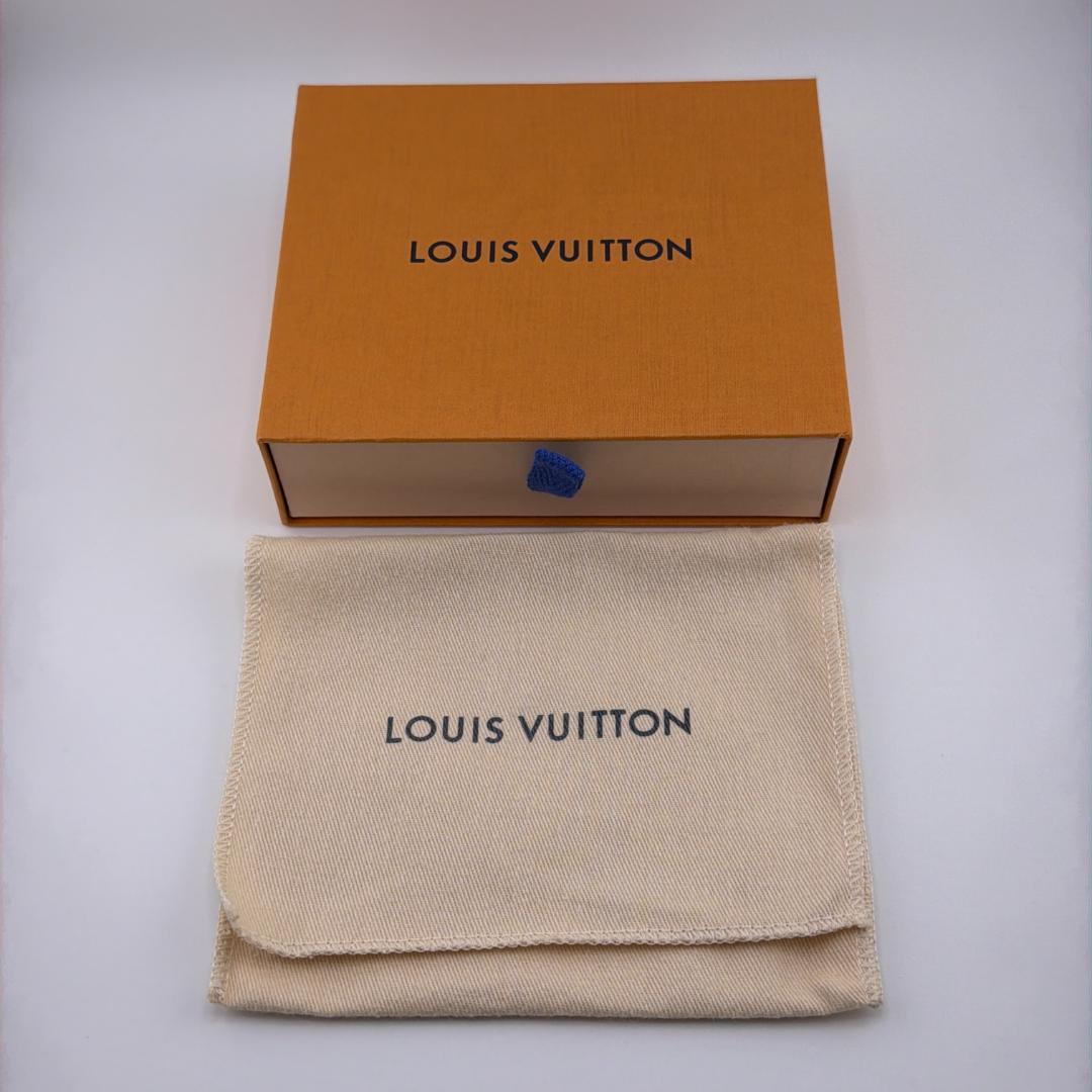 【並品】ルイヴィトン ポルトフォイユ LVポンヌフコンパクト グレー