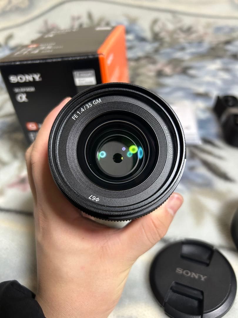 SONY FE 35mm F1.4 GM レンズ（純正レンズプロテクター付）