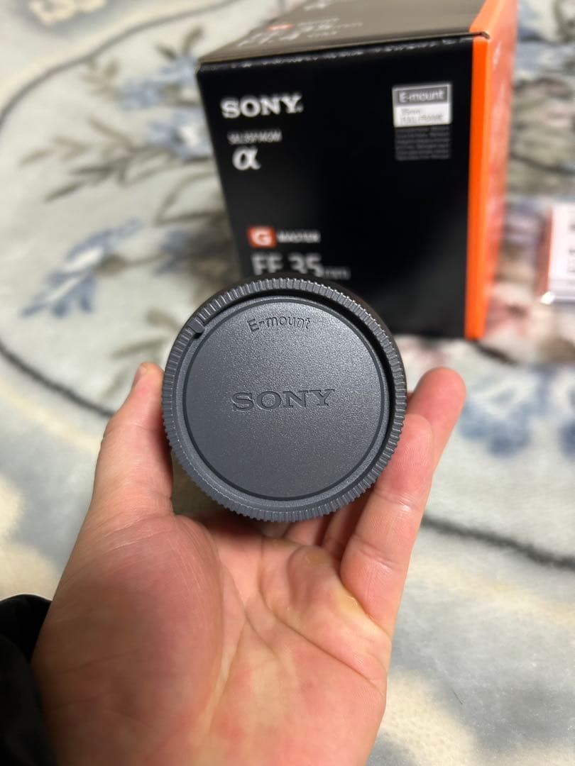 SONY FE 35mm F1.4 GM レンズ（純正レンズプロテクター付）