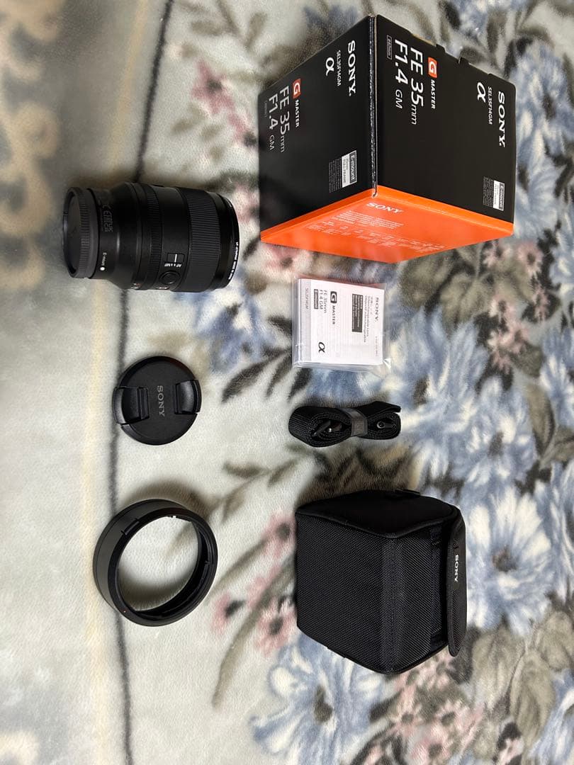 SONY FE 35mm F1.4 GM レンズ（純正レンズプロテクター付）