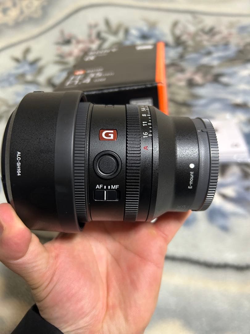 SONY FE 35mm F1.4 GM レンズ（純正レンズプロテクター付）