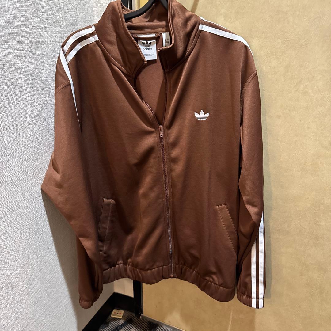 adidas ブラウン トラックジャケット　トラックジャージ