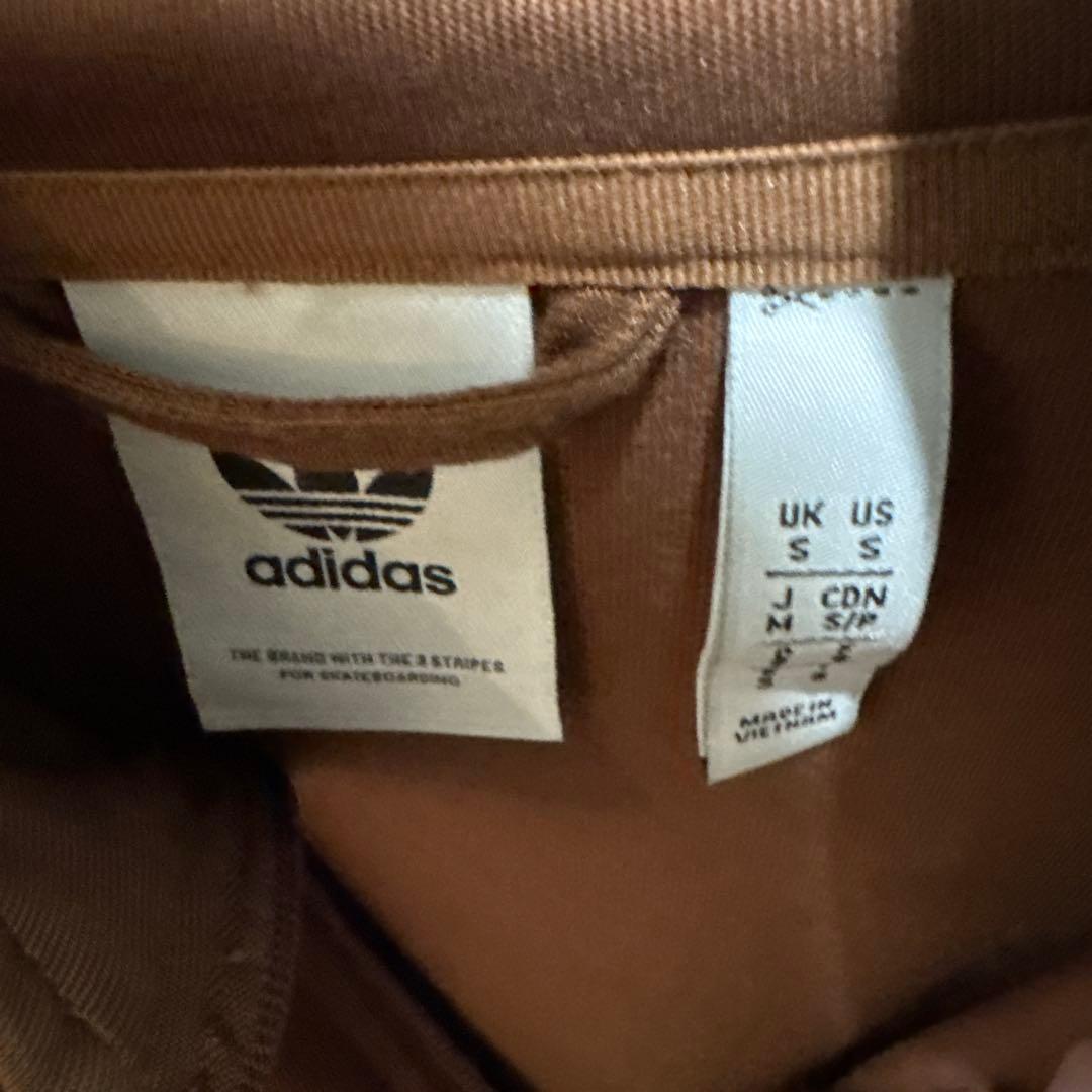 adidas ブラウン トラックジャケット　トラックジャージ