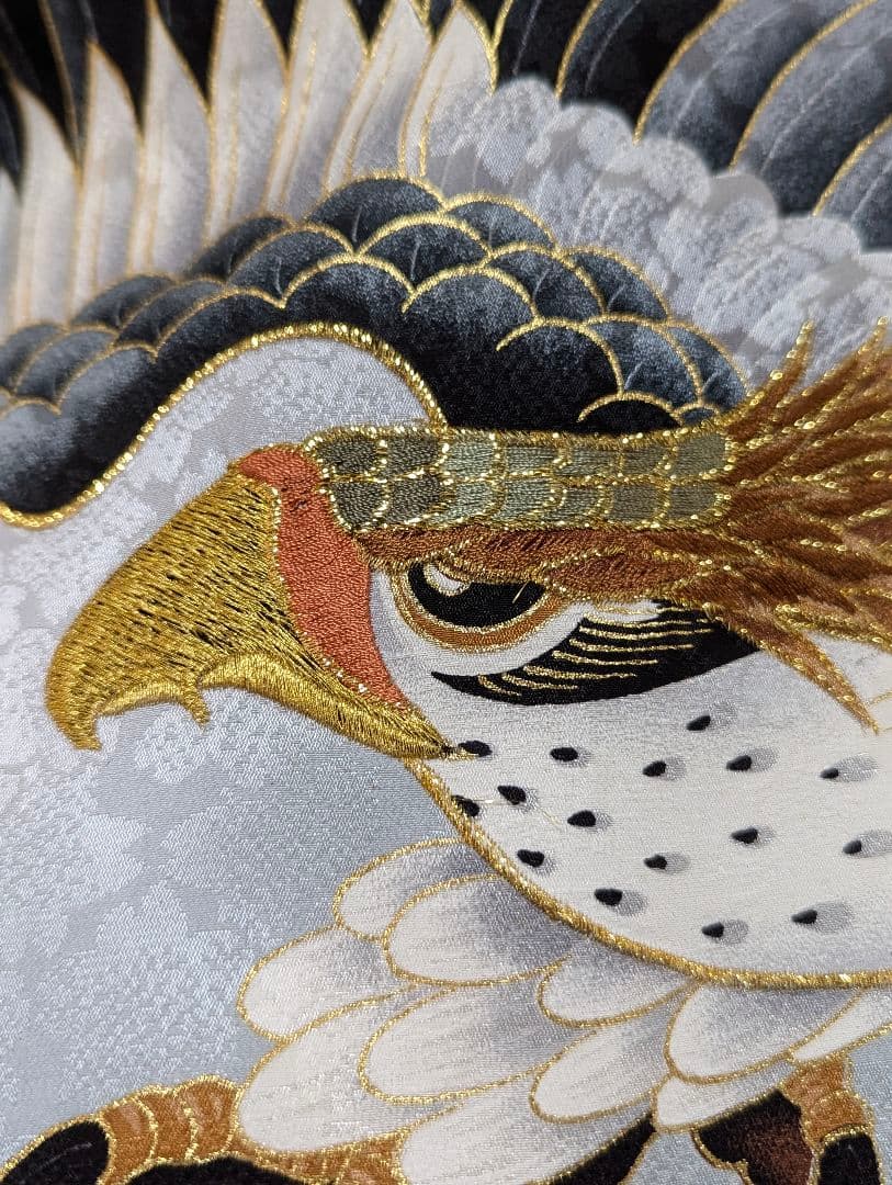 【あや】正絹　男の子お宮参り着物　産着　祝い着　長襦袢・小物付き　七五三