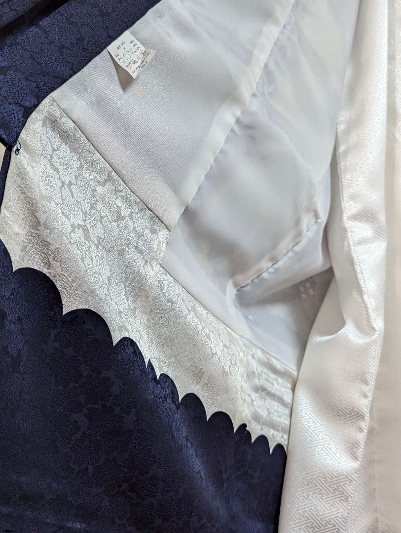 【あや】正絹　男の子お宮参り着物　産着　祝い着　長襦袢・小物付き　七五三