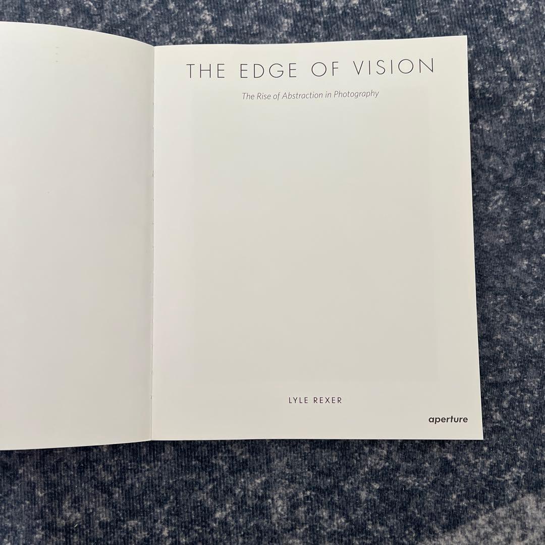 洋書 THE EDGE OF VISION LYLE REXER