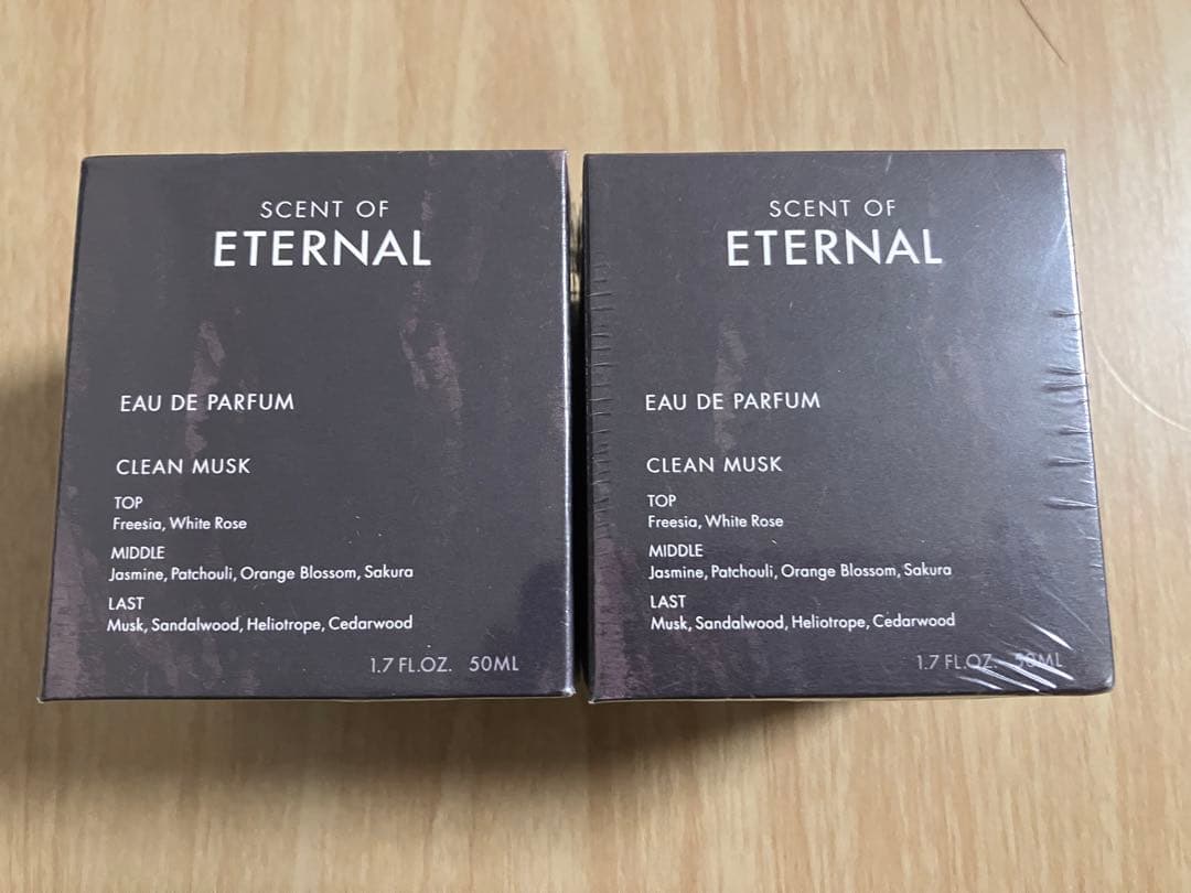 セントオブエターナル オードパルファム　clean musk 50ml 2個