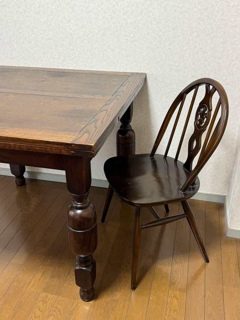 イギリス アンティーク ドローリーフ テーブル