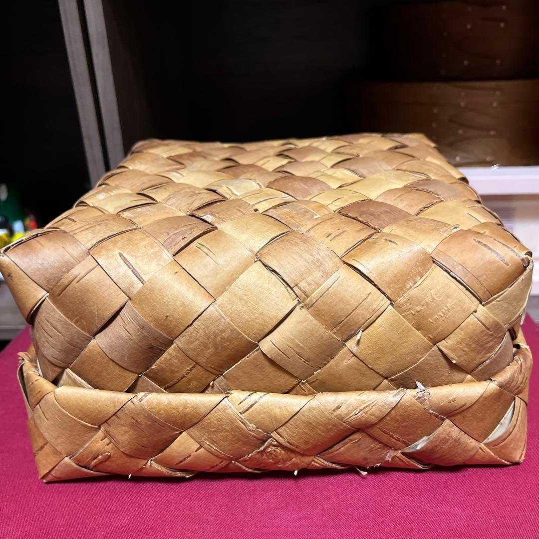 値下げ　期間限定セールGalina ガリーナ 白樺かご　フィンランド　収納