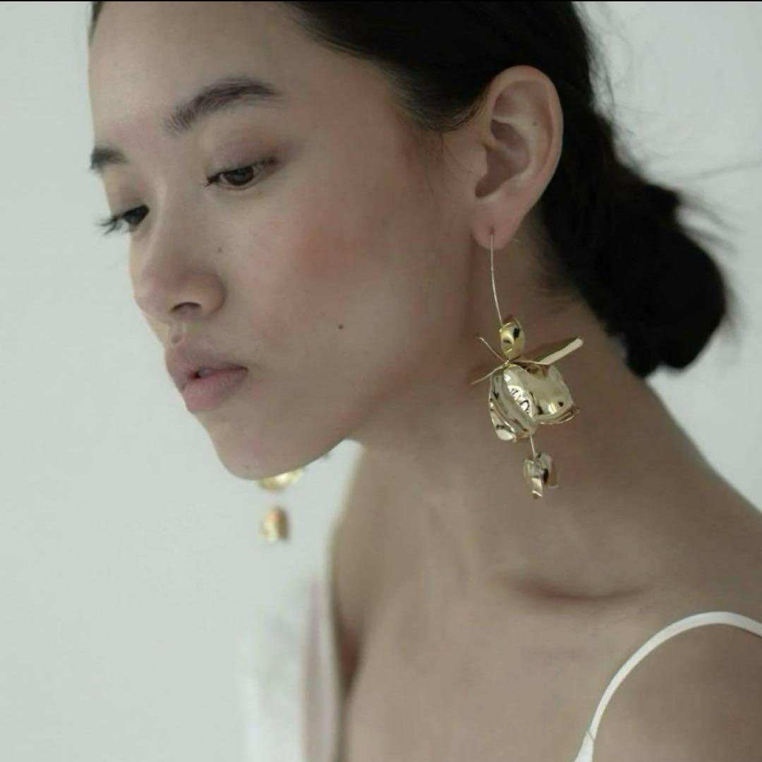 A.B.ELLIE MAGNOLIA STEM DROP ピアス