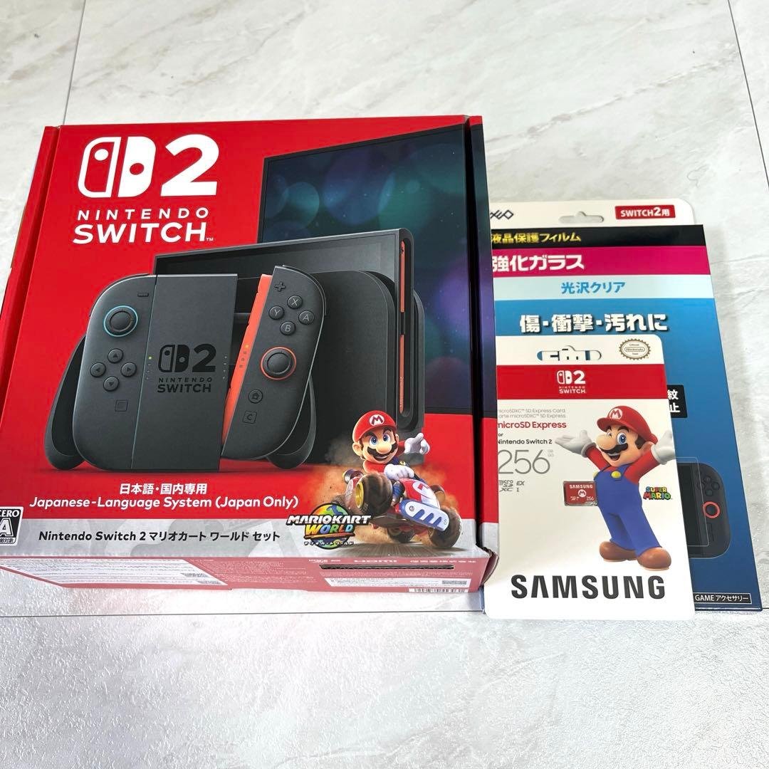Nintendo Switch 2 本体 マリオカートワールドセット＋SDカード