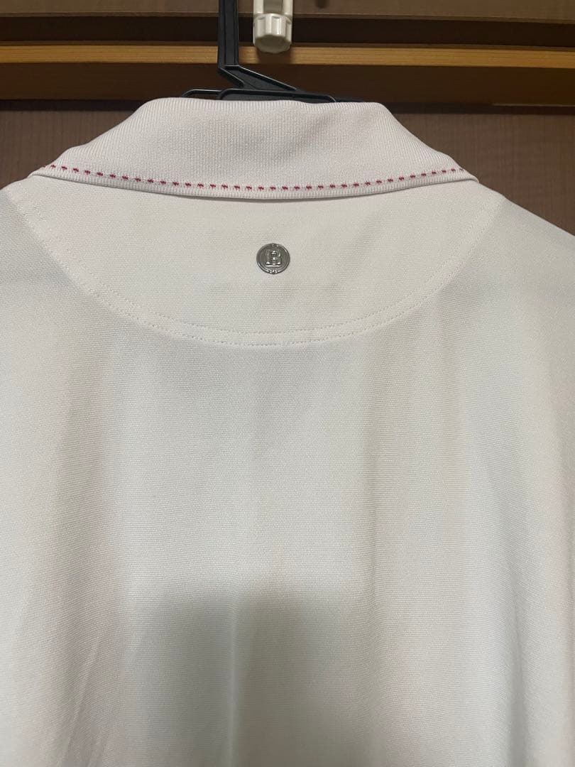 BRIEFING ブリーフィング　長袖ポロシャツ ホワイト　サイズL