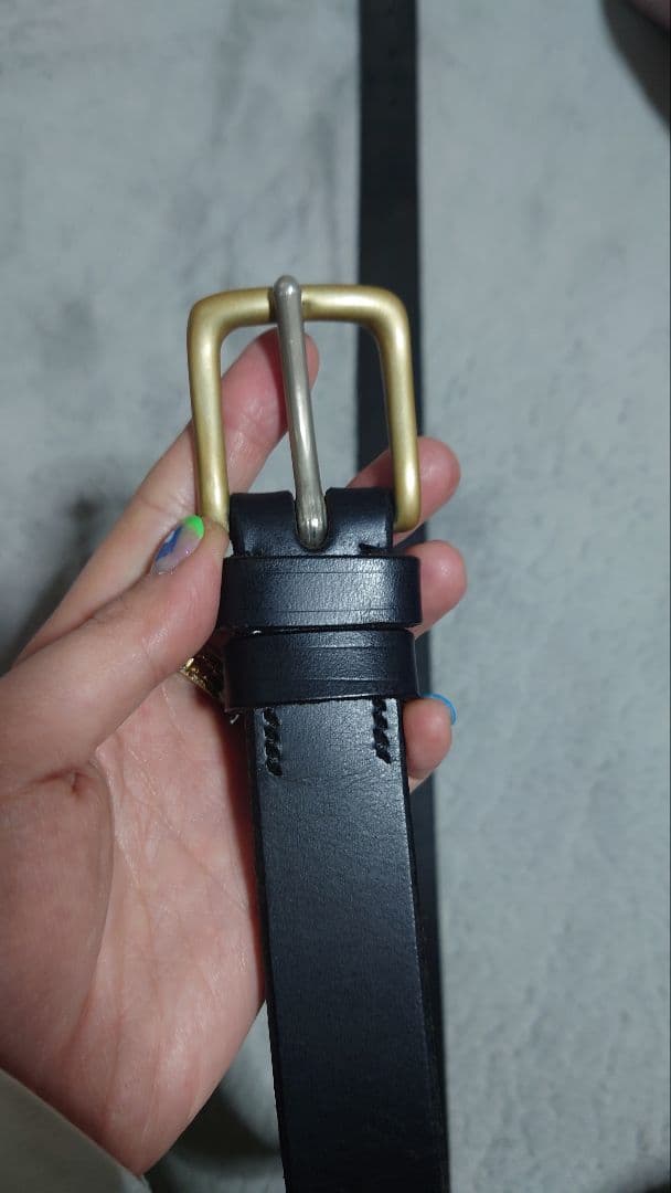 Jabez Cliff ステアアップレザーベルト ブラック 30inch