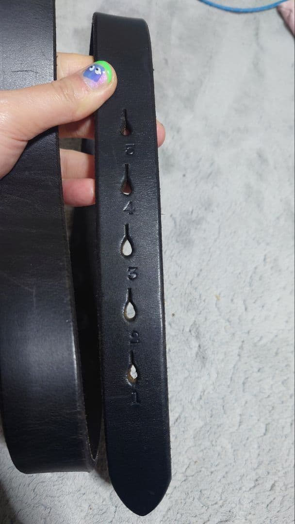 Jabez Cliff ステアアップレザーベルト ブラック 30inch