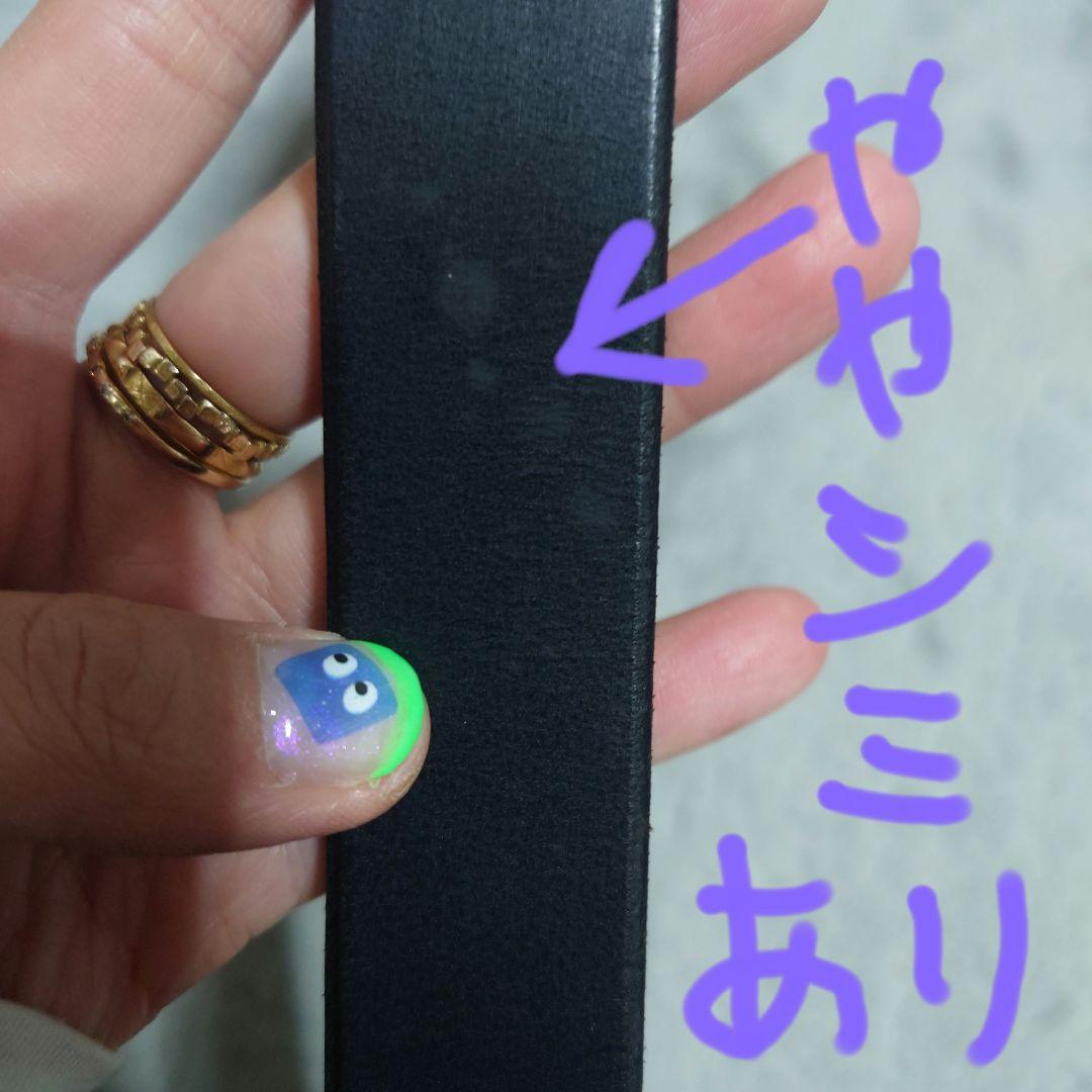 Jabez Cliff ステアアップレザーベルト ブラック 30inch