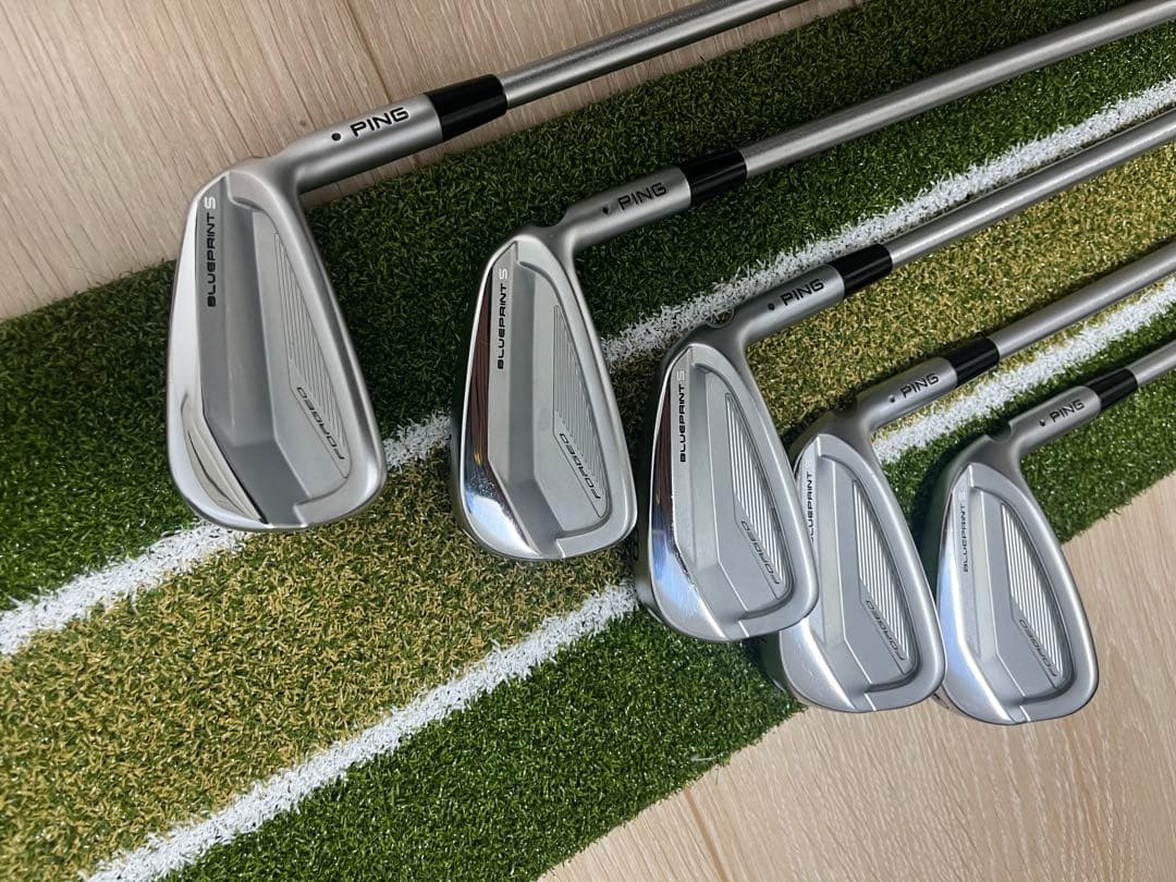 美品週末特価　ピン ブループリントS アイアン 5本セットKBS c-taper